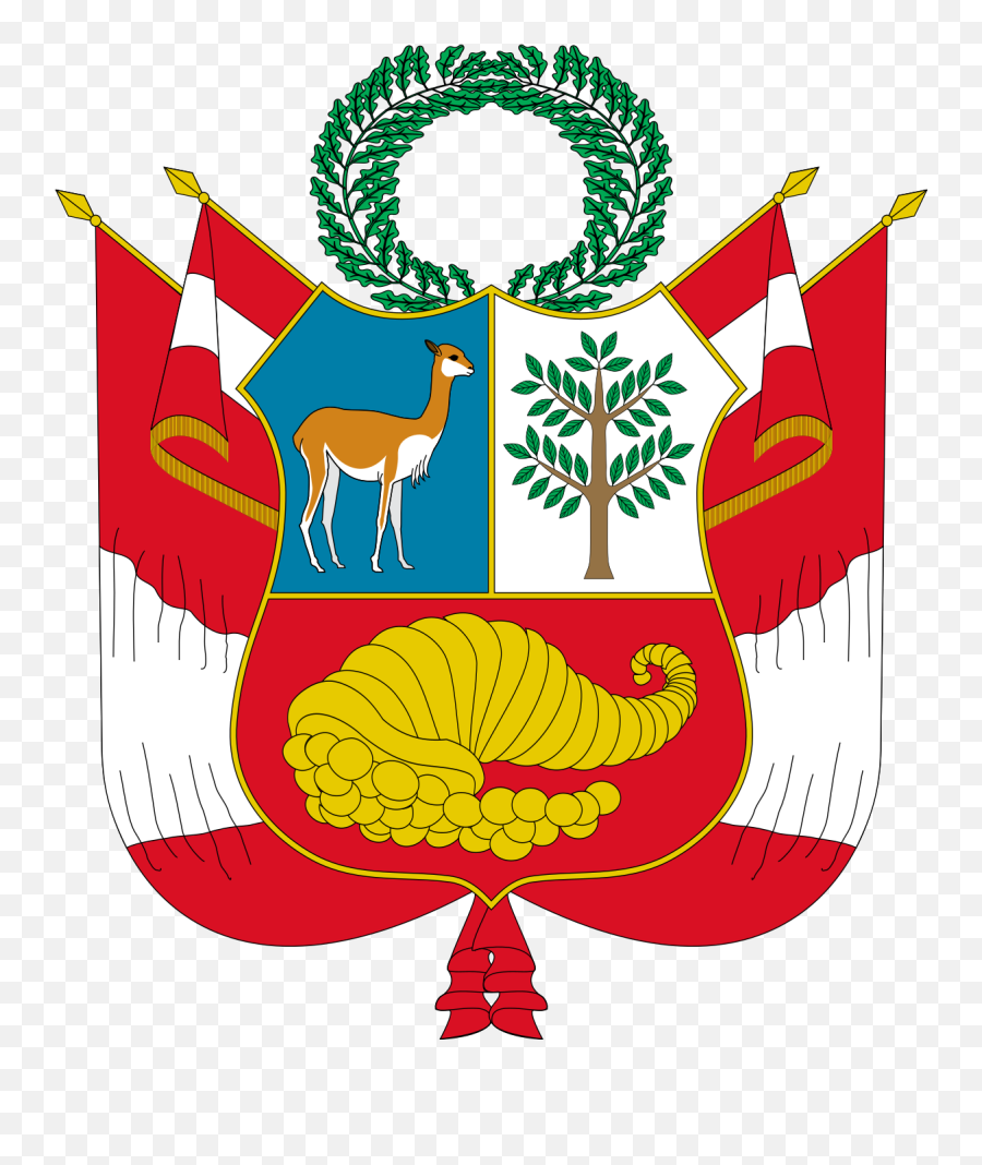 Coat Of Arms Of Peru - Wikipedia Peru Coat Of Arms Emoji,Bandera De Venezuela Emoji