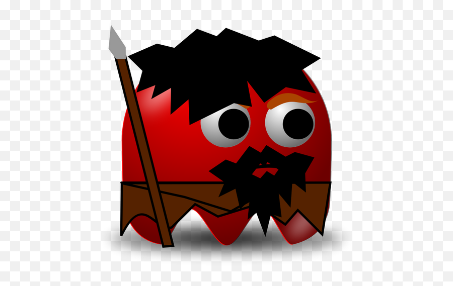 Ice Age Hunter Padepokan Vector Illustration - Vikings Pacman Emoji,Ice Emoji
