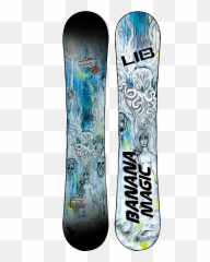 Banana Magic - Lib Tech Banana Magic Snowboard Emoji,Snowboard Emoji