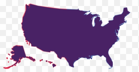 Map Usa Blue Sticker - Bullhead City Az On Emoji