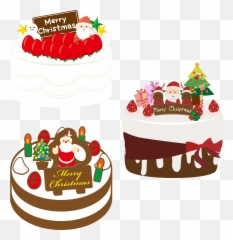 Christmas Cake Png Library Png Files - Clip Art Christmas Cake Emoji,Birthday Cake Emoji Png