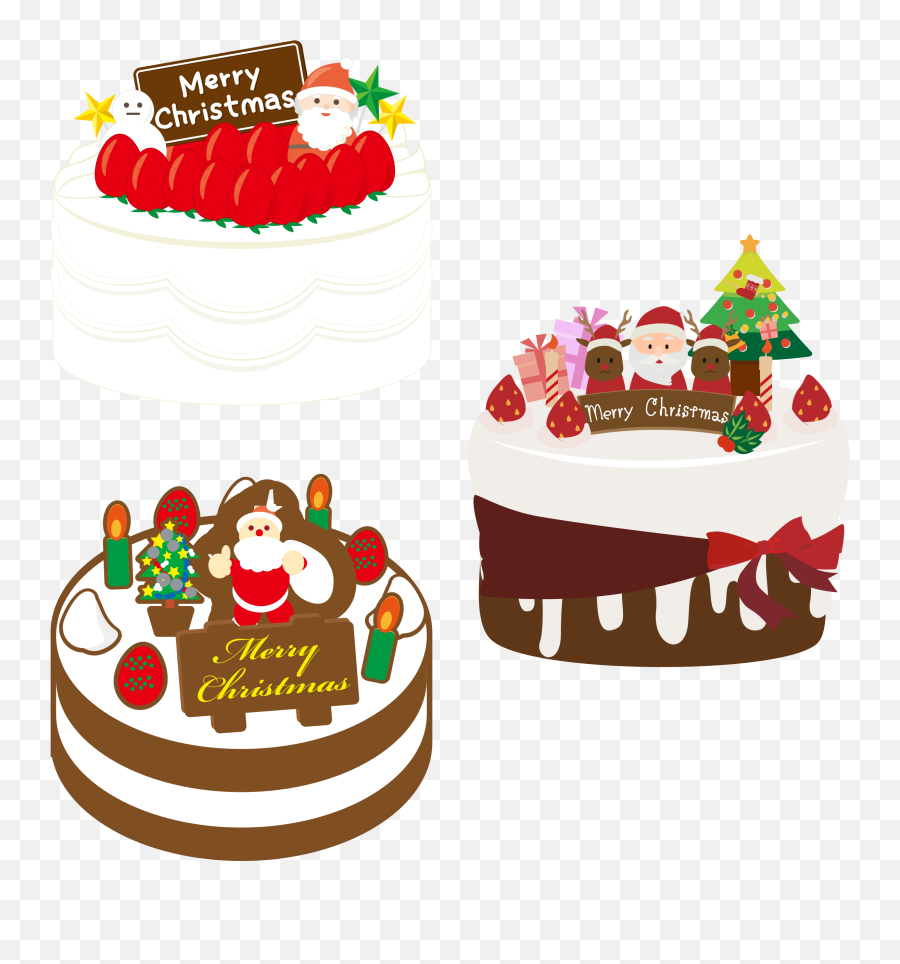 Christmas Cake Png Library Png Files - Clip Art Christmas Cake Emoji,Birthday Cake Emoji Png