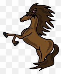 Brown Horse Horse Illustrations - Unicorn Clipart Emoji,Cat Cow Horse World Emoji