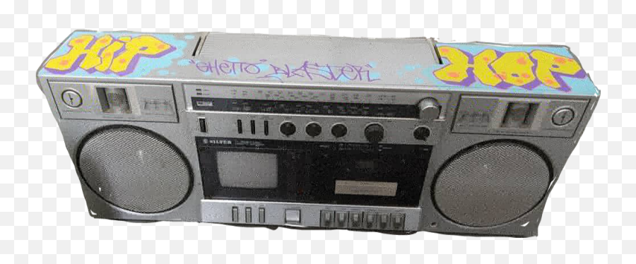 Radio Boombox Ghettoblaster Hiphop - Cassette Deck Emoji,Stereo Emoji
