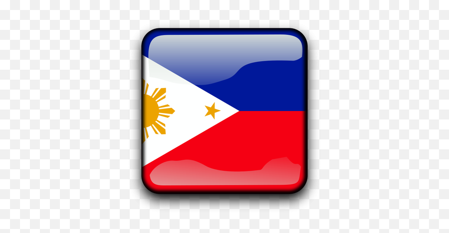 Philippines Vector Flag Button - Philippine Flag Emoji,Bajan Flag Emoji