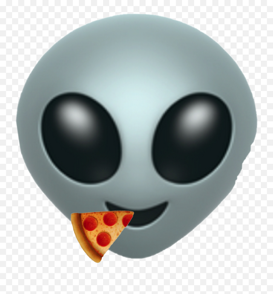 Emoji Alien Pizza Eating Homemadeemoji,Emoji Eating