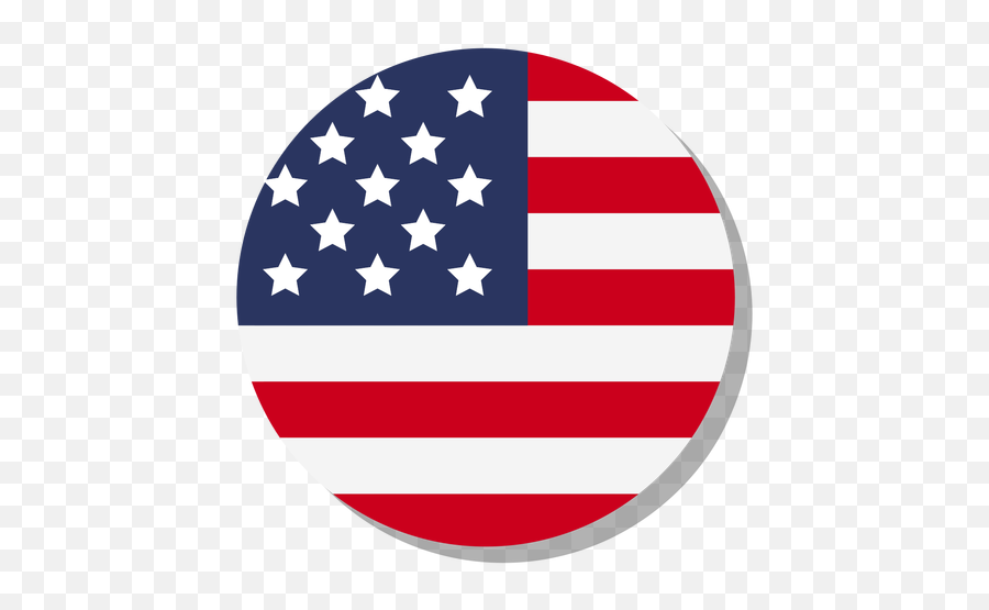 Circle Png Us Flag Icon - American Flag Circle Icon Emoji,Malaysia Flag Emoji