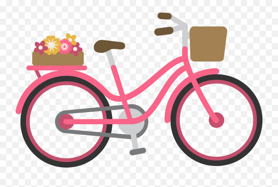 Clipart Bicycle Pink Bike Clipart - Pink Bike Png Emoji,Bike Arm Emoji