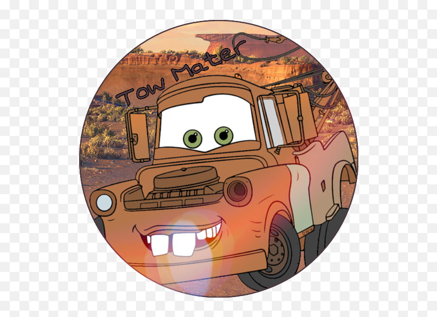 Cars Mater Disney - Sticker By Wolfey Cartoon Emoji,Car Clock Emoji