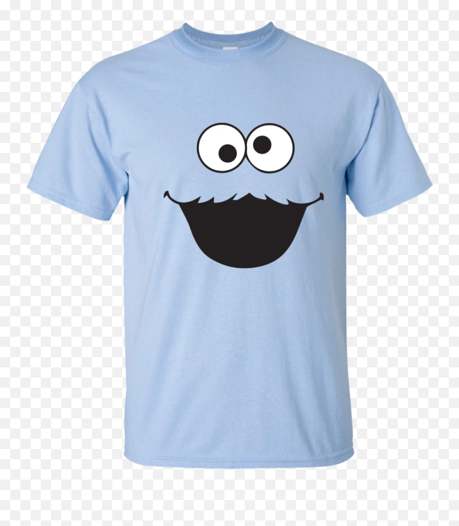 Sesame Street Cookie Monster Face T - Shirt Hoodie Ls Cookie Monster T Shirt Emoji,Cookie Monster Emoticon