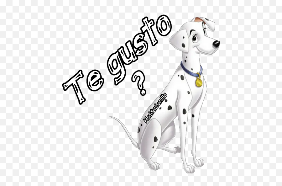 101 Dálmatas Stickers For Whatsapp - Dalmatian Emoji,Dalmatian Emoji