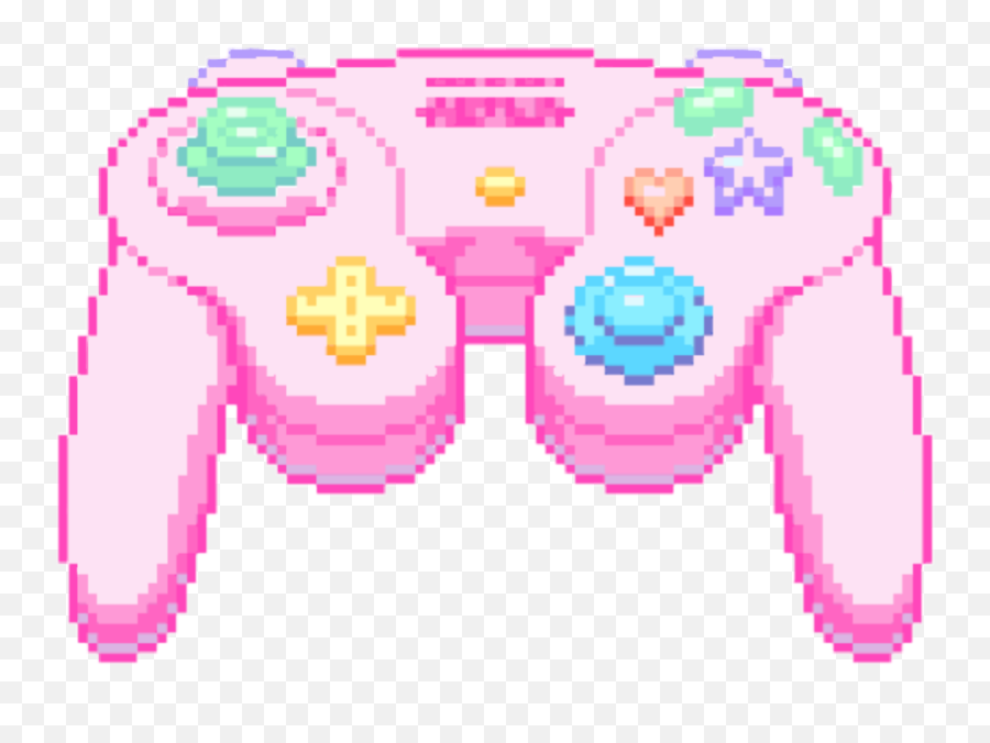 Kawaii Cute Game Console Pink Pastel - Cute Game Controller Png Emoji,Console Emoji