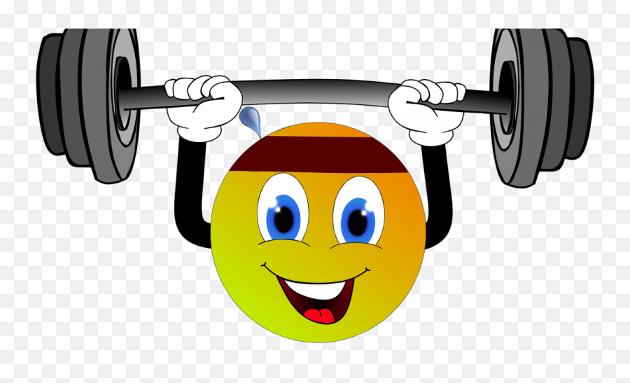 Conquering Self - Discipline Gym Clipart Weight Emoji,Bodybuilder Emoticon