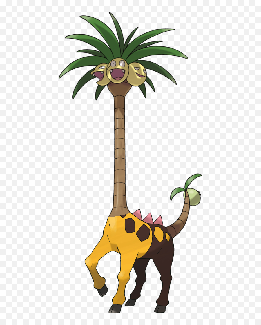 Pokémon Sun And Moon Giraffe Mammal Giraffidae Fauna - Pokemon Girafarig Emoji,Giraffe Emoji