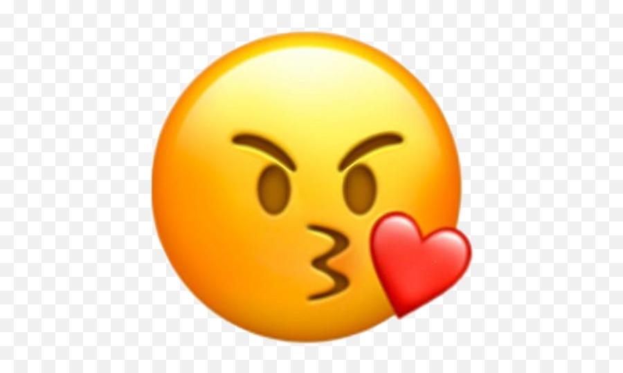 Love Kiss Emoji Mad Sticker - Kiss Emoji Png Transparent,Mad Emoji Face