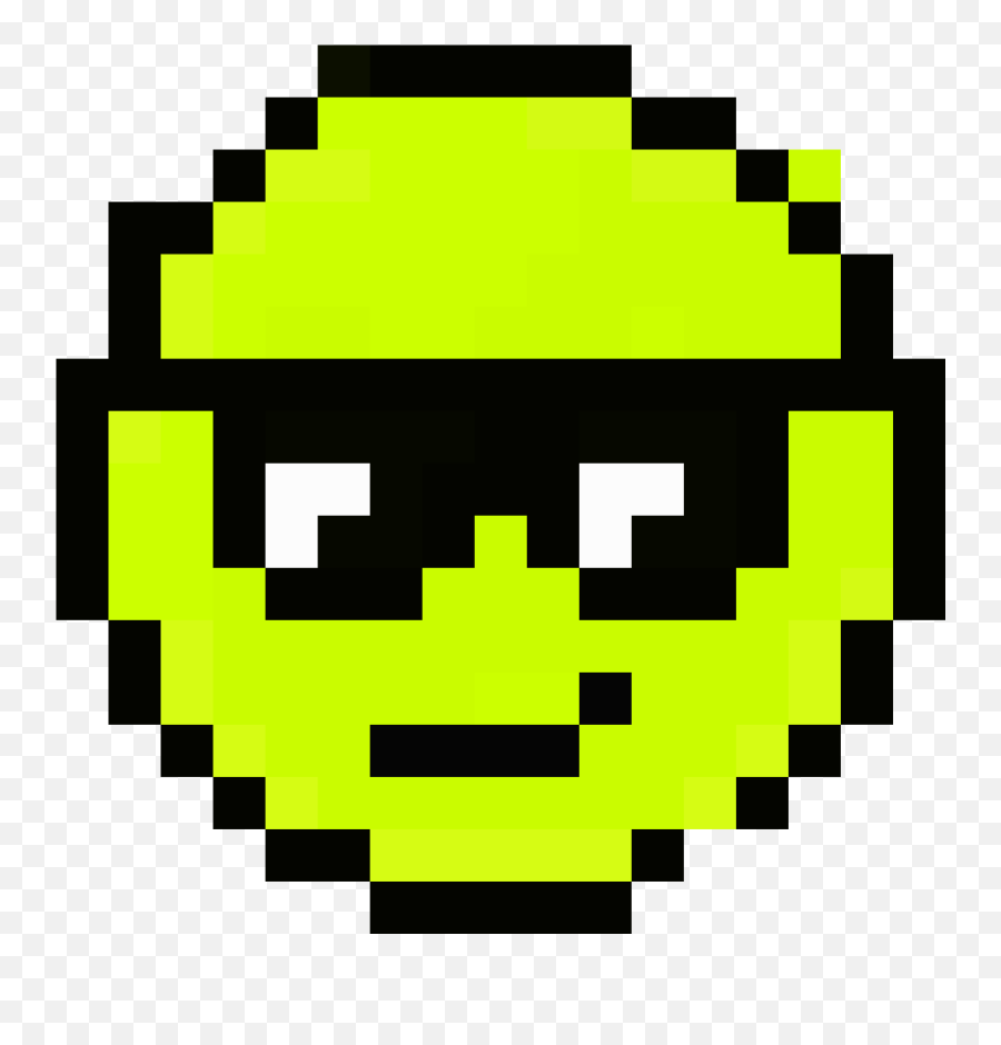 The Cool Emoji - Pixel Art Emoji,Cool Emoji Png