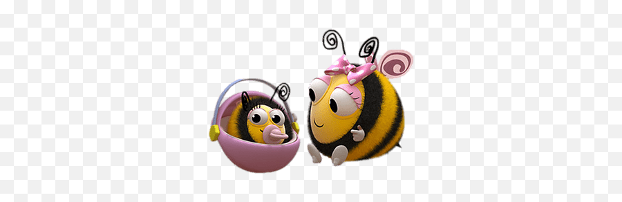 The Hive Babee And Rubee Transparent Png - Stickpng Debee Rubee The Hive Emoji,Bumble Bee Emoji
