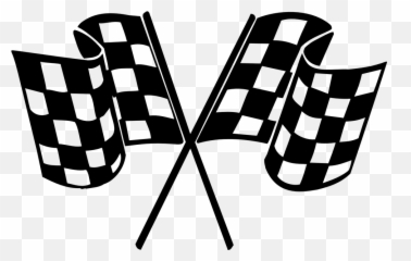Checkered Vector Race Flag Transparent Png Clipart Free - Finish Line Emoji