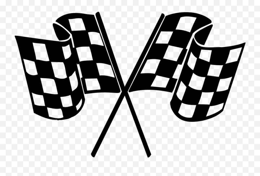 Checkered Vector Race Flag Transparent Png Clipart Free - Finish Line Flag Emoji,Checkered Flag Emoji