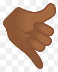 Call Me Hand Emoji Clipart - De Mano Haciendo Gesto Llamar