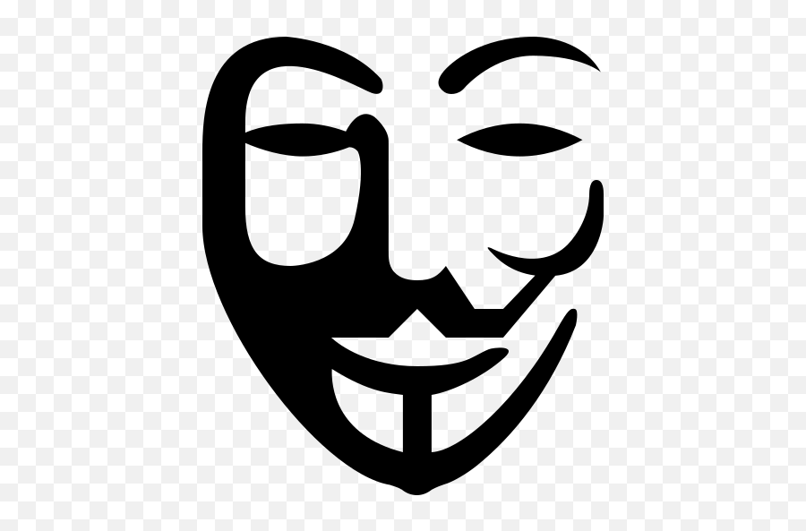 Anonymous Face Mask Free Icon Of Piofivemusic - Anonymous Png Emoji,Anonymous Mask Emoji