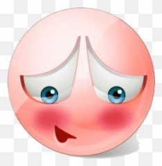 Blushing Emoji Png Images Transparent Free Download - Background Embarrassed