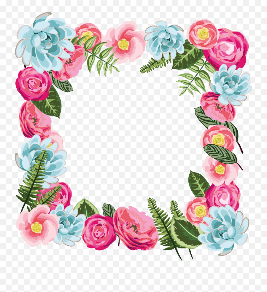 Floral Frame Png Emoji,Emoji Heaven On Earth