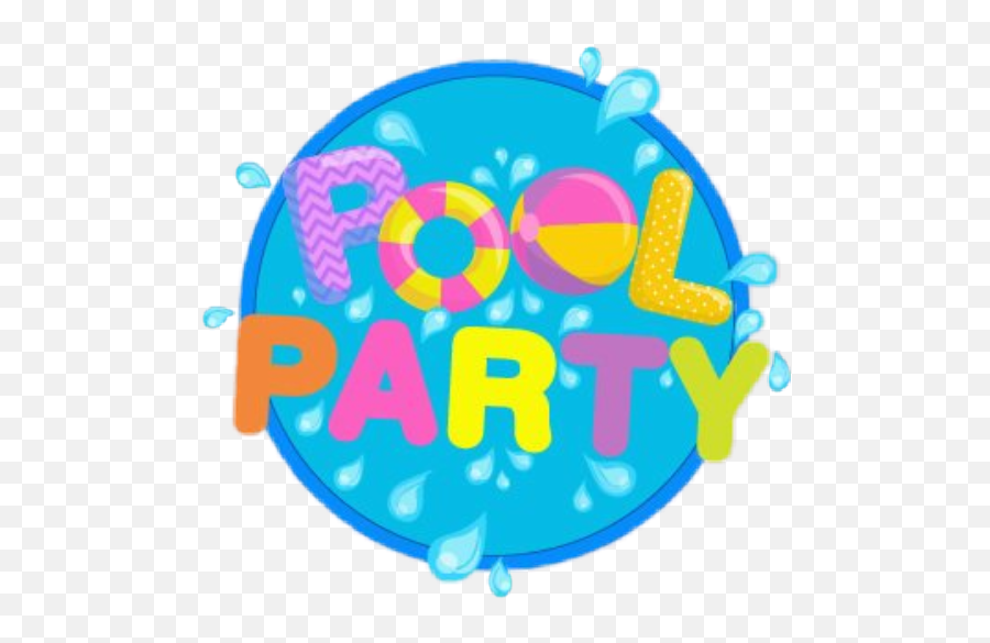 Pool Summer Summertime - Clip Art Emoji,Emoji Pool Party