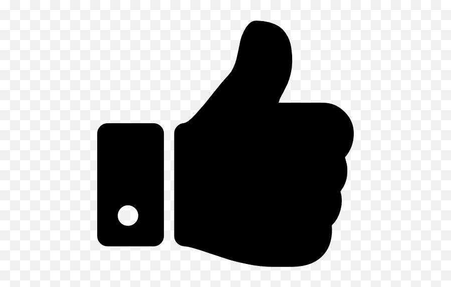 Like Thumb Up Thumb Agree Approve Gestures Thumbs Up Icon - Thumbs Up Vector Png Emoji,Black Thumbs Up Emoji