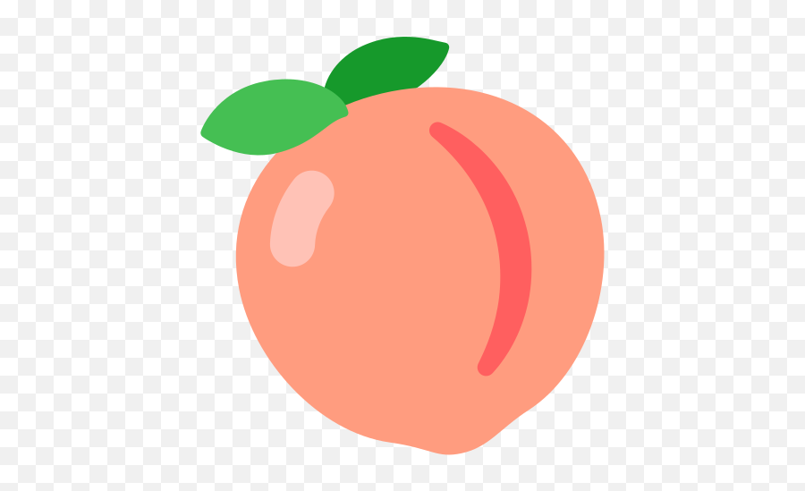 Fxemoji U1f351 - Cartoon Peach No Background,Apple Vs Android Emojis