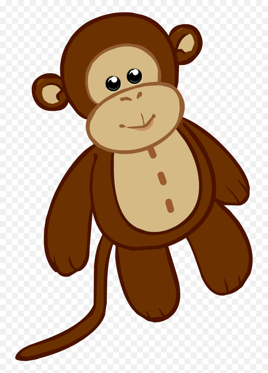 Monkey Stuffie - Stuffed Monkey Clipart Emoji,Emoji De Mono