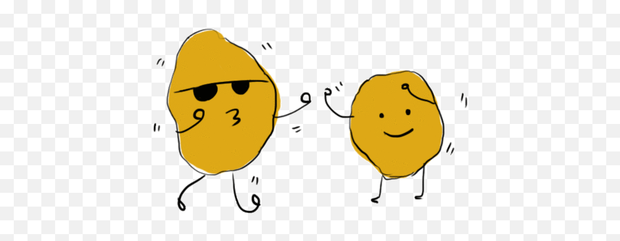 Draw Chicken - Drawing Chicken Nuggets Cartoon Emoji,Dancing Chicken Emoticon