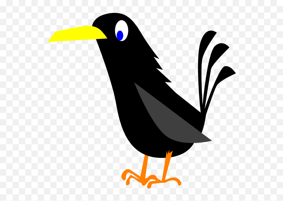 Cartoon Crow Clipart Png - Clipart Cartoon Crow Emoji,Crow Emoji
