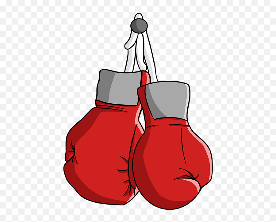 How To Draw Boxing Gloves - Draw Boxing Gloves Step By Step Emoji,Boxing Emoji