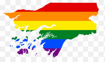 Lgbt Flag Map Of Guinea - Guinea Bissau Map Vector Emoji,Lesbian Flag Emoji