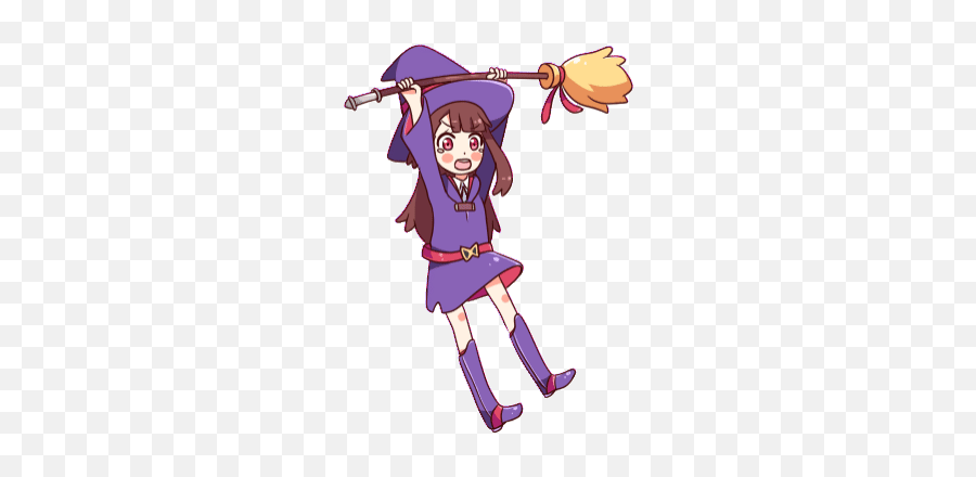 Top Little Witch Academy Stickers For - Transparent Little Witch Academia Gif Emoji,Witch Emoji Android