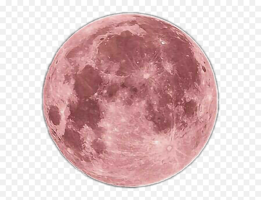 Moon Pink Night Stars World Beautiful Beauty Photograph - Pink Moon Aesthetic Emoji,Moon Emoji Android