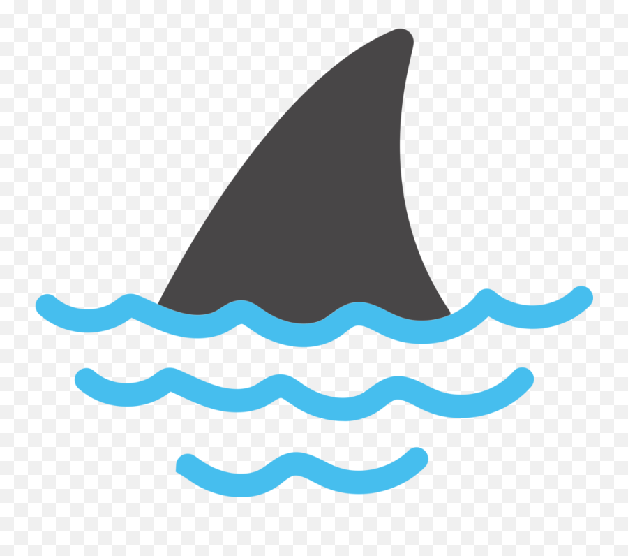 Clipart Shark Fin Png - Shark Fin Clipart Emoji,Fin Emoji
