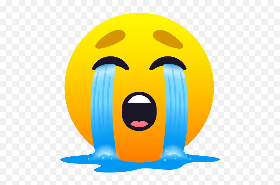 Emoji Sad Face Crying Hard To Copypaste Wprock,Yummy Emoji Png