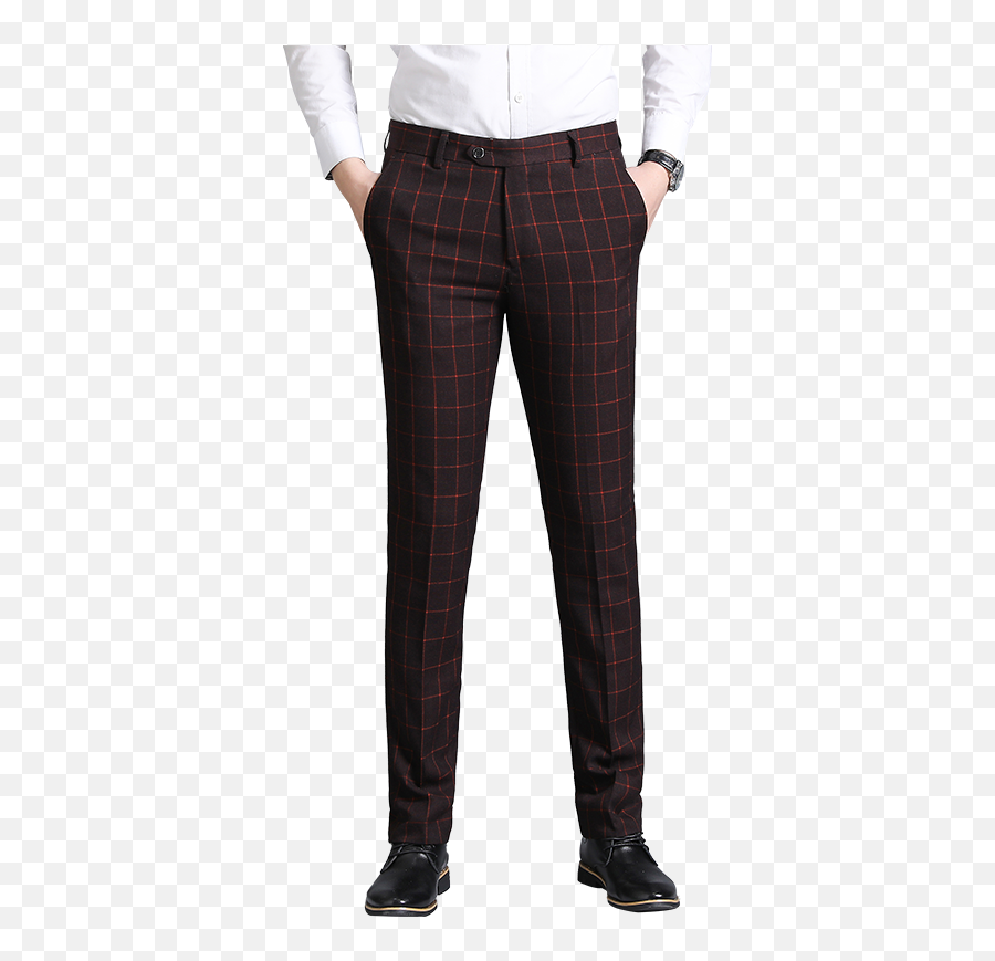 Wholesale Dress Checked Pants Men - Pantalones De Vestir Hombre Cuadros Emoji,Emoji Pants Men