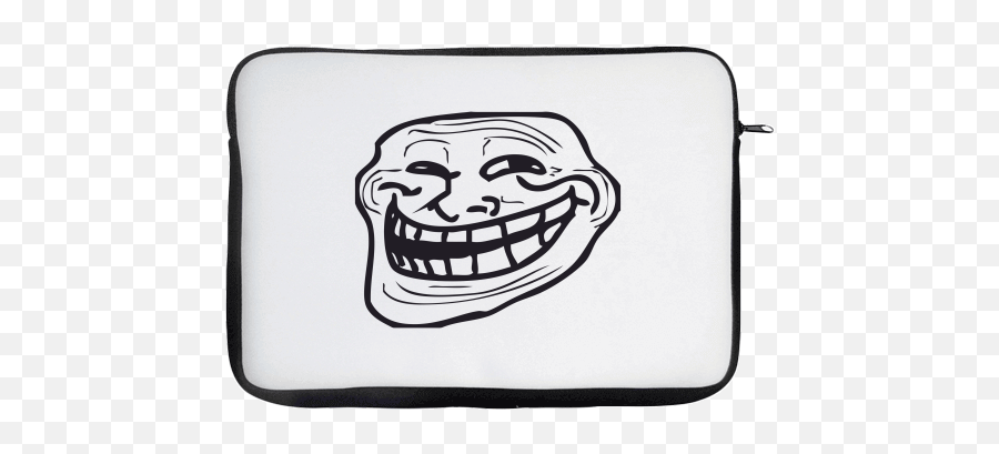 Laptop Cover 15 With Printing Troll Face - Rick Grimes Troll Face Emoji,Joker Emoticon