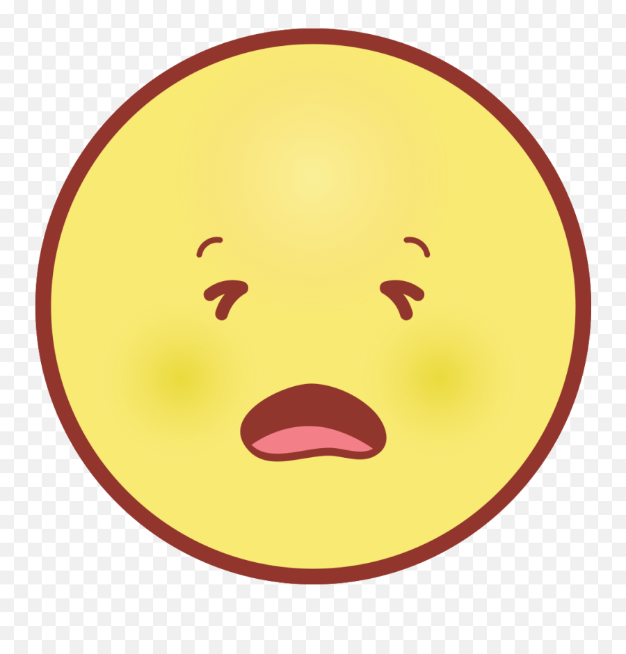 Free Emoji Face Circle Sad Png With - Circle,Cara Triste Emoticono
