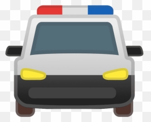 Oncoming Police Car Emoji Clipart - Emoji,Car Emoji