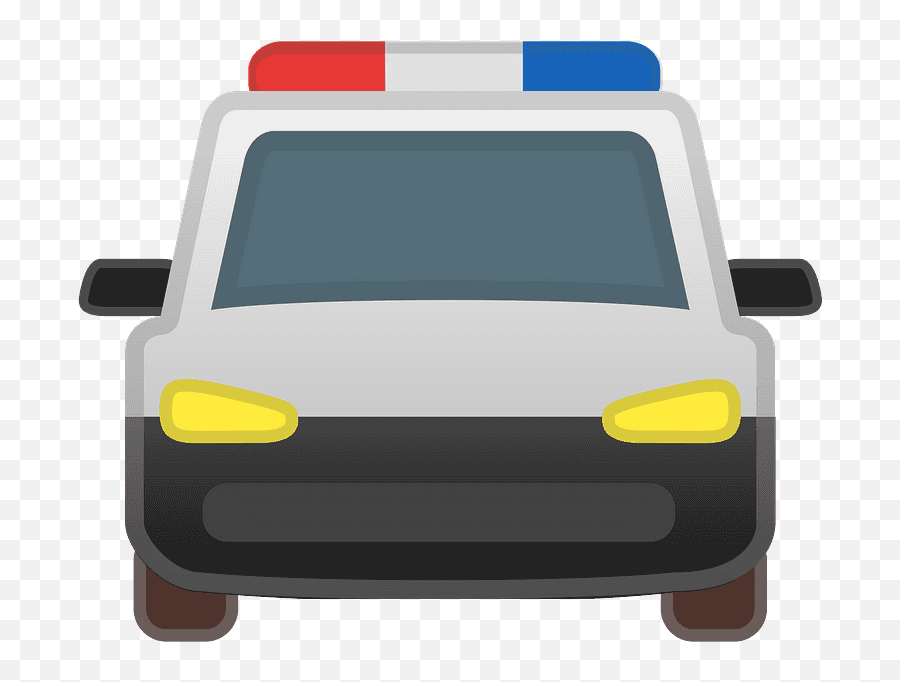 Oncoming Police Car Emoji Clipart - Emoji,Car Emoji