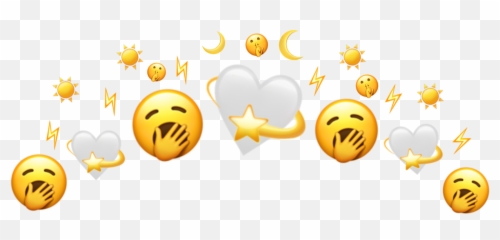 Emojis Emoji Crownsticker Sticker - Dot,Yawn Emoji