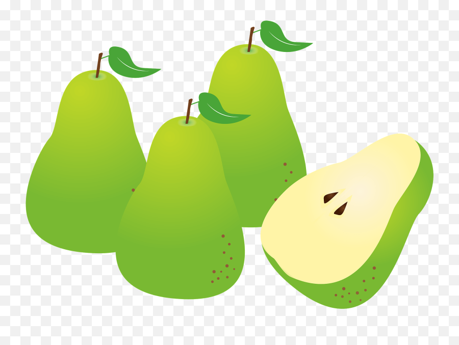 European Pears Clipart - Pear Emoji,Pear Emoji