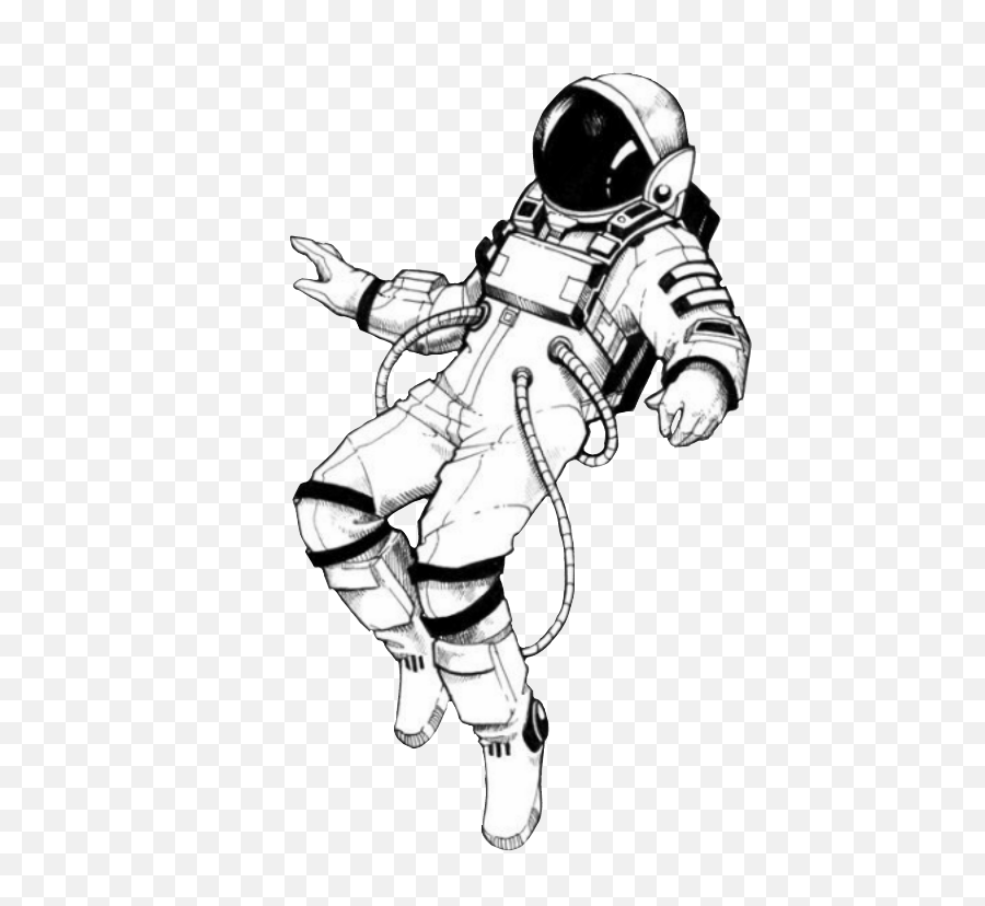 Astronauta Astronaut Sticker By U2022 L M U2022 - Astronaut On Back Tattoo Emoji,Astronaut Emoji