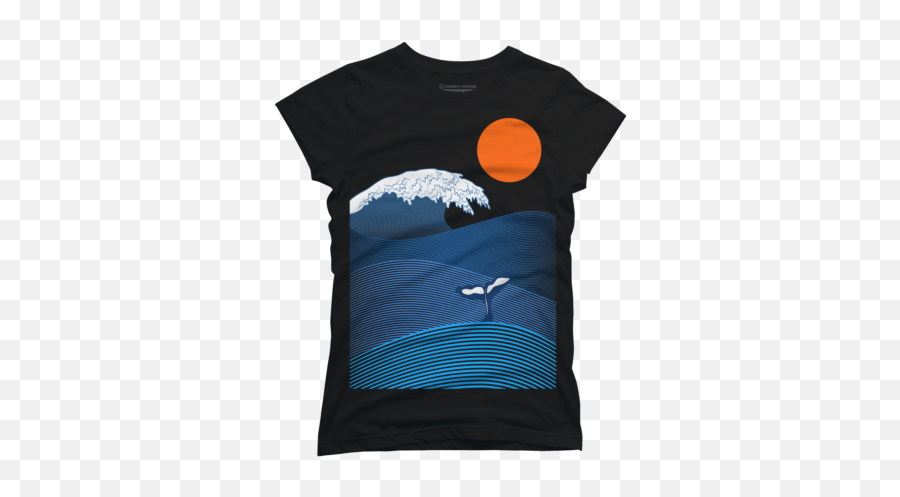 Trending Abstract Womenu0027s T - Shirts Design By Humans Anime Emoji,Whale Emoticons