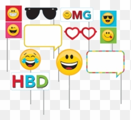 Emoji Photo Props