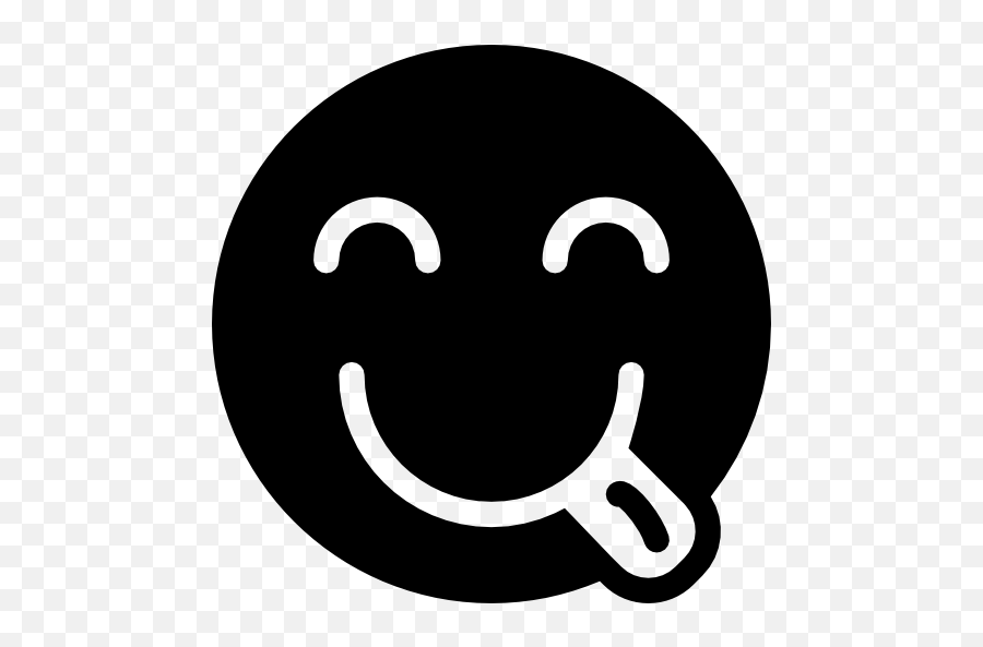 Tongue Emoticon Smiling Happy Faces - Icon Emoji,Emoticons Winking